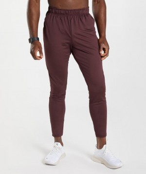 Pantalones Gymshark Deporte Joggers Burdeos | PUEAD3015