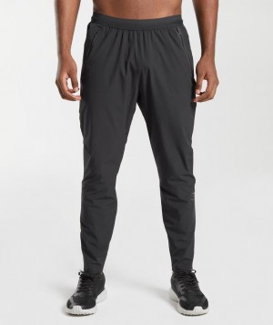 Pantalones Gymshark Híbrido Woven Joggers Negras | HTOFI2901