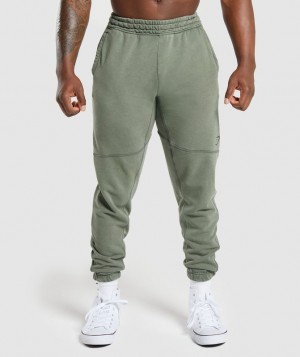 Pantalones Gymshark Heritage Joggers Verde | WKYOG0536