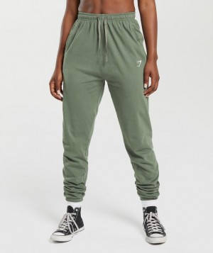 Pantalones Gymshark Lifting Ligeros Joggers Verde | NKCSV5869