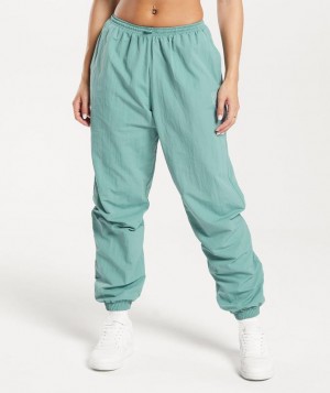 Pantalones Gymshark Monogram Woven Joggers Ink Teal | SGVYH0683