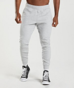 Pantalones Gymshark React Joggers Gris Claro | QUPIN9238