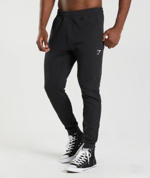 Pantalones Gymshark React Joggers Negras | OGQMK0489