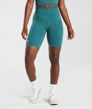 Short Gymshark Adapt Animal Seamless Cycling Shorts Reef | Winter Teal | YIUGL6037