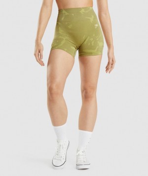 Short Gymshark Adapt Camo Seamless Shorts Verde | AMBLT7529