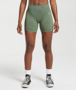 Short Gymshark Adapt Fleck Seamless Shorts Verde | QYHPF5482