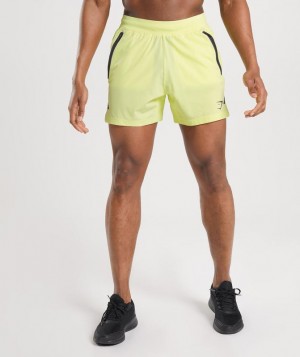 Short Gymshark Apex 5" Perform Shorts Verde | FWTDK9587