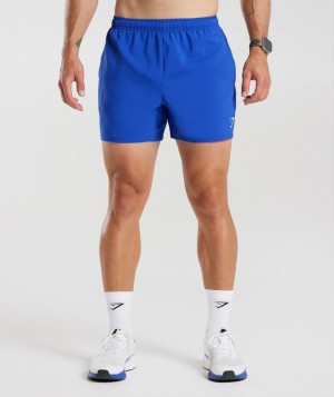 Short Gymshark Arrival 5" Shorts Azules | WSKEL4671