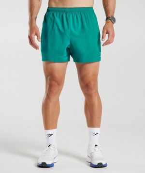 Short Gymshark Arrival 5" Shorts Azules | YTDKG2856