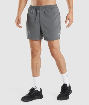 Short Gymshark Arrival 5" Shorts Charcoal | BAHRP4521