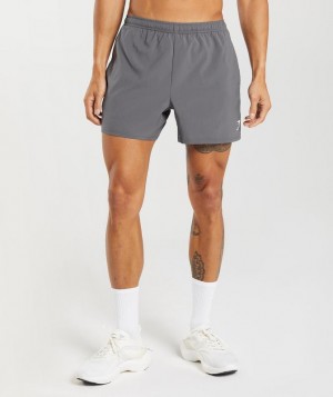 Short Gymshark Arrival 5" Shorts Gris | GDWZX2167