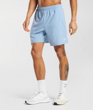 Short Gymshark Arrival 7" Shorts Azules | BFSRY4380