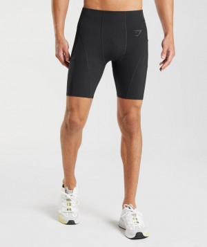 Short Gymshark Control Baselayer Shorts Negras | AHKGP8376