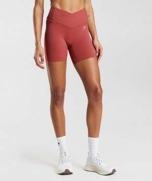 Short Gymshark Crossover Shorts Rojas | SFUDA3064