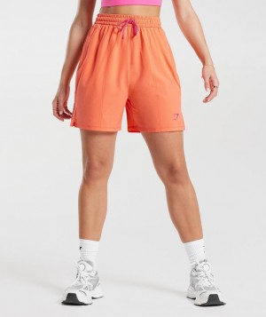 Short Gymshark Deporte Woven Shorts Naranjas | FTJIR5760