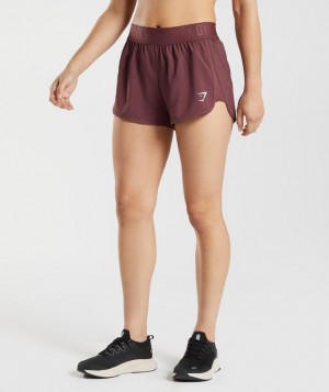 Short Gymshark Entrenamiento Loose Fit Shorts Marrones | KJEMG0429