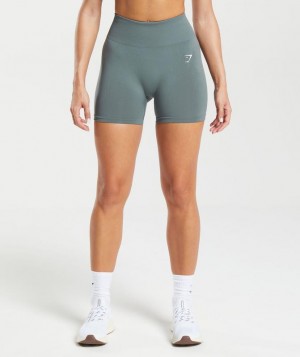 Short Gymshark Everyday Seamless Shorts Teal | WOMSE4805