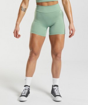 Short Gymshark GS Power Original Tight Shorts Verde | HXSLN1950