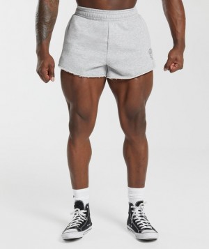 Short Gymshark Legacy 4" Shorts Gris Claro | ENBOH8541