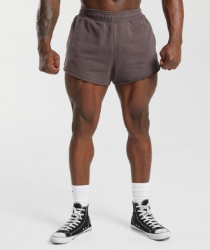 Short Gymshark Legacy 4" Shorts Walnut Mauve | XQFNP9264