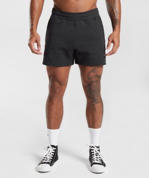 Short Gymshark React 5" Shorts Negras | DFZMV5312