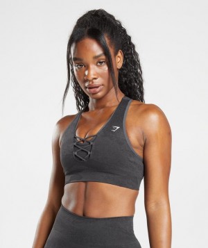 Sports Bras Gymshark Adapt Camo Seamless Sports Bra Gris | KUAGN9138