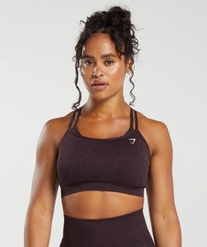 Sports Bras Gymshark Adapt Fleck Seamless Sports Bra Moradas | SLBRQ5381