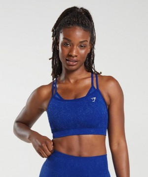 Sports Bras Gymshark Adapt Fleck Seamless Sports Bra Azules | FRGDX8107