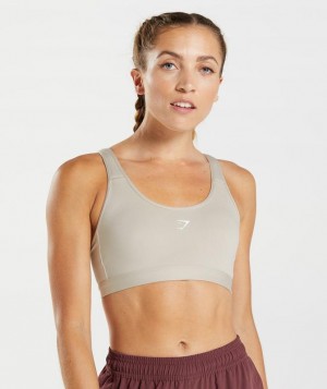 Sports Bras Gymshark Fraction Sports Bra Gris | RDUPE6107