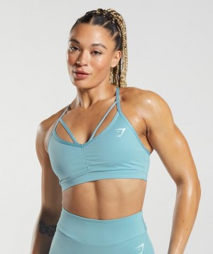 Sports Bras Gymshark GS Power Sports Bra Azules | UESKB7251