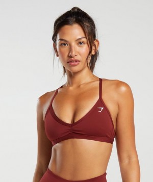 Sports Bras Gymshark Minimal Sports Bra Rojas | UJWRS1043