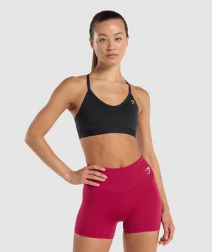 Sports Bras Gymshark V Neck Sports Bra Negras | SGZMH2763