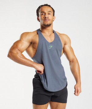 Stringer Gymshark Bold Stringer Azules | SQBAG6071