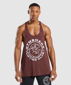 Stringer Gymshark Legacy Stringer Marrones | JLNTG0697