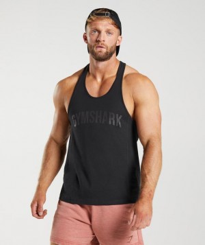 Stringer Gymshark Power Stringer Negras | ONJGH1705