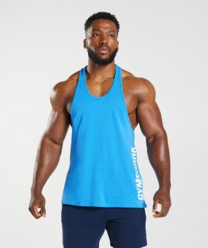 Stringer Gymshark Slice Stringer Azules | WCIHV7859