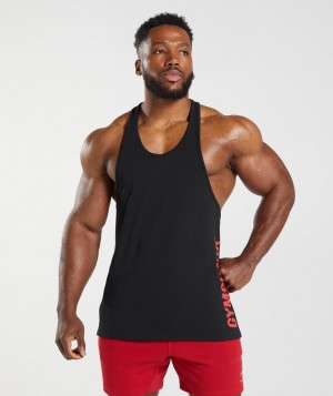 Stringer Gymshark Slice Stringer Negras | WCFYZ4615