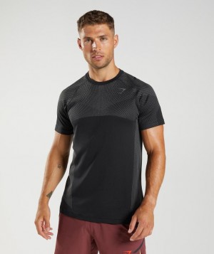 T-Shirts Gymshark Apex Seamless T-Shirt Gris | QRXMY1407