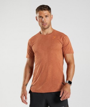 T-Shirts Gymshark Apex T-Shirt Naranjas | PQECB5946