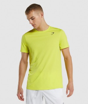 T-Shirts Gymshark Arrival Regular Fit T-Shirt Amarillo | PFMUE4509