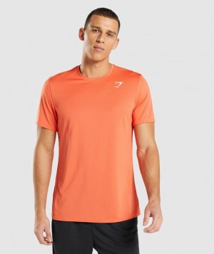 T-Shirts Gymshark Arrival T-Shirt Naranjas | ILKNJ7302