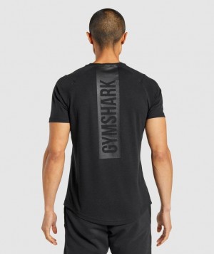 T-Shirts Gymshark Bold T-Shirt Negras | QMVJP4852