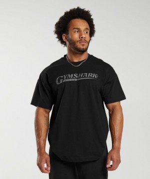 T-Shirts Gymshark Pump Cover T-Shirt Negras | QNZVB7320