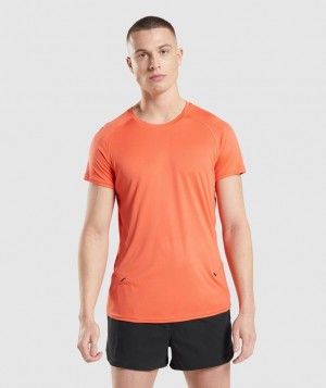 T-Shirts Gymshark Speed Evolve T-Shirt Naranjas | PQZBT3708