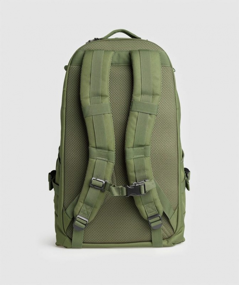 All Bags Gymshark Pursuit Backpack Verde | URILH2987