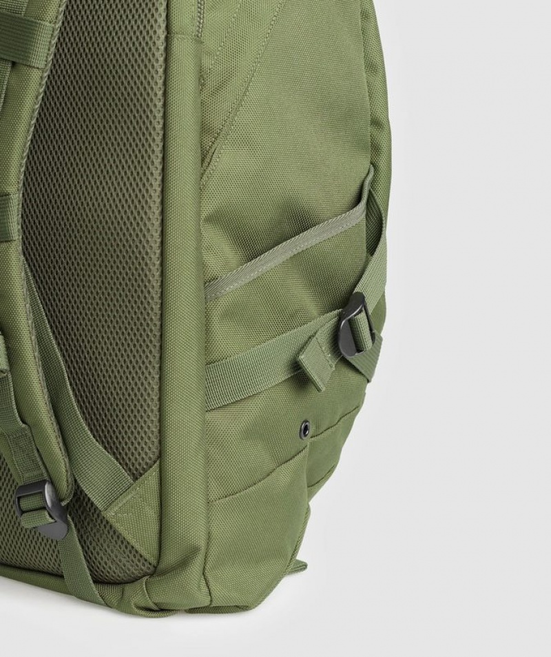 All Bags Gymshark Pursuit Backpack Verde | URILH2987