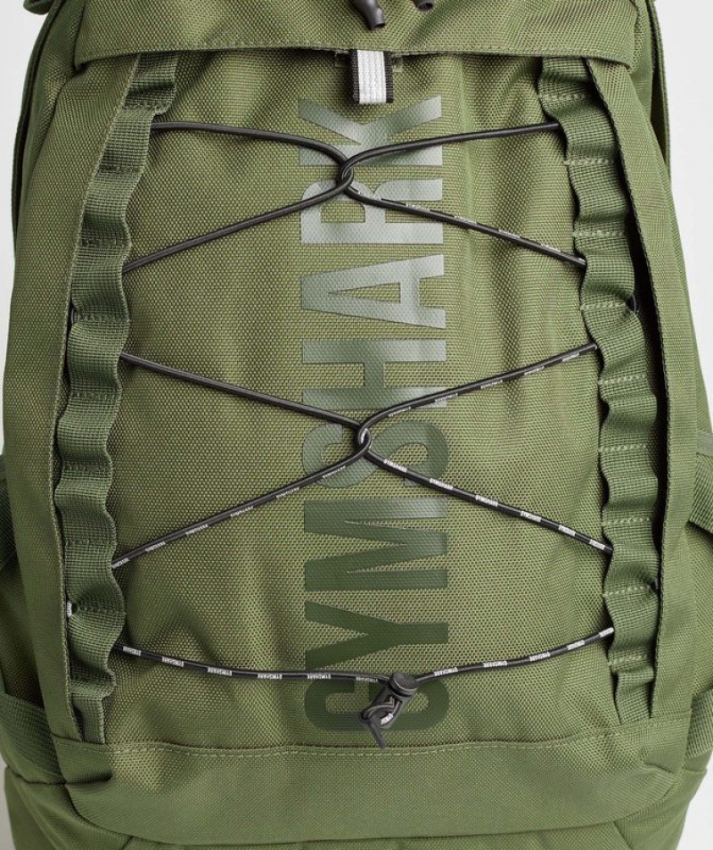 All Bags Gymshark Pursuit Backpack Verde | URILH2987