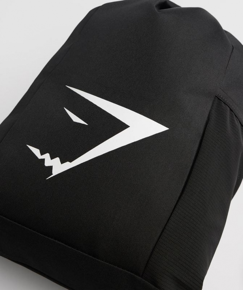 All Bags Gymshark Sharkhead Gymsack Negras | IYCAJ9215