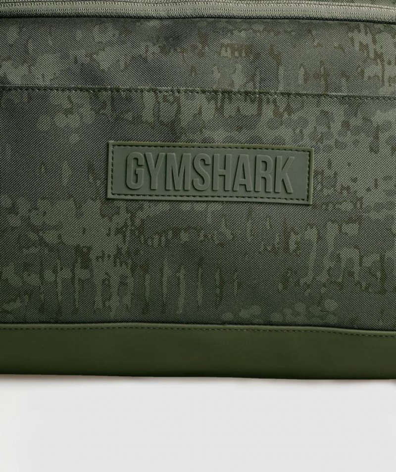 All Bags Gymshark Small Everyday Print Gym Bag Verde Oliva | CGUDZ7235