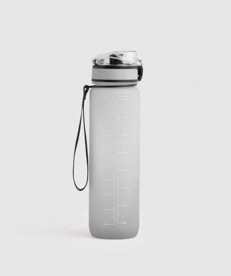 All Bottles Gymshark Sports Bottle Gris | KUIEC7205